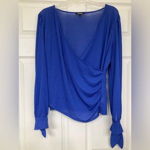 Royal blue, lightweight top